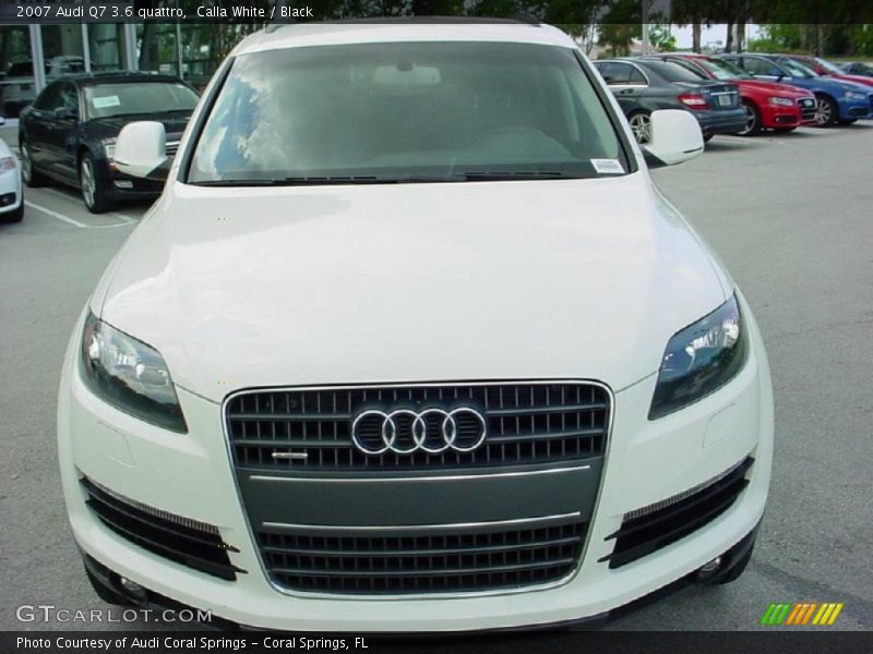 Calla White / Black 2007 Audi Q7 3.6 quattro
