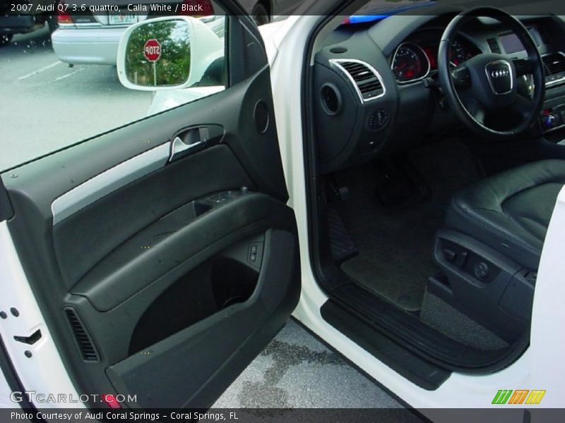 Calla White / Black 2007 Audi Q7 3.6 quattro