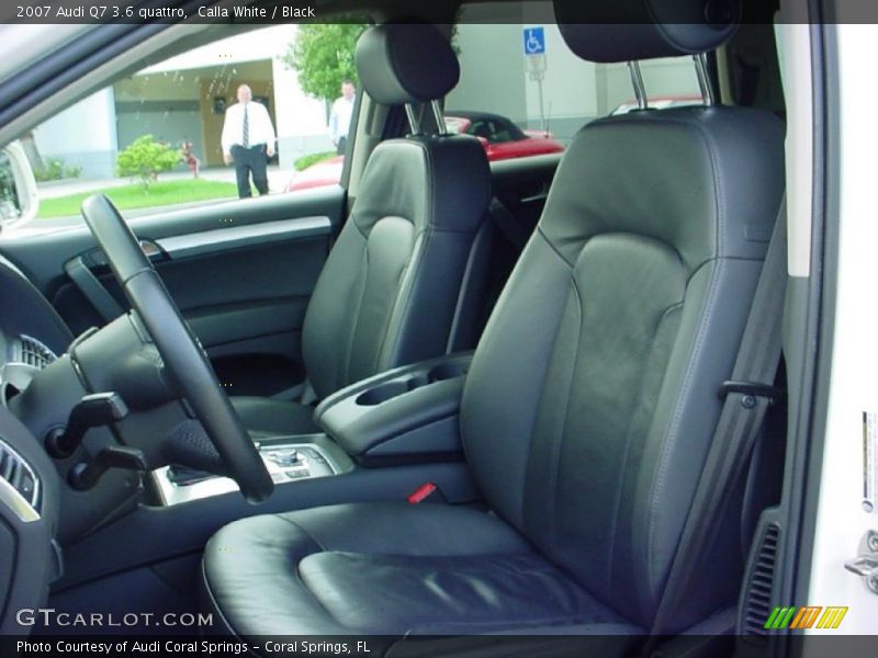 Calla White / Black 2007 Audi Q7 3.6 quattro