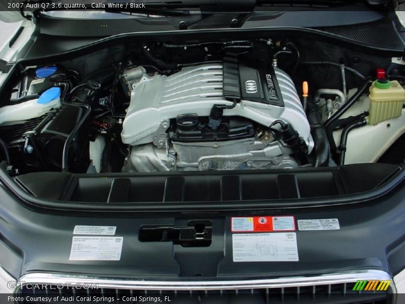 Calla White / Black 2007 Audi Q7 3.6 quattro