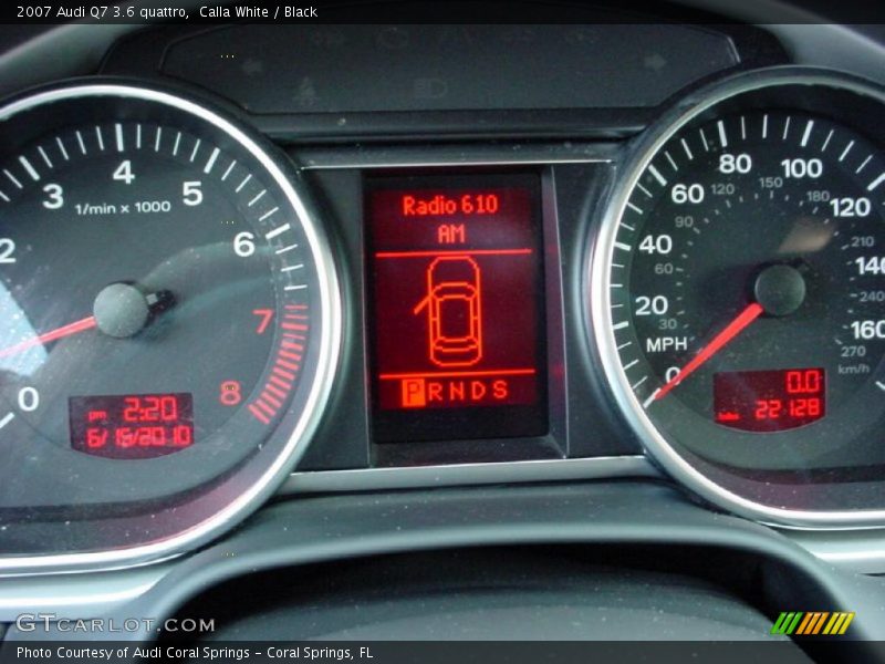 Calla White / Black 2007 Audi Q7 3.6 quattro