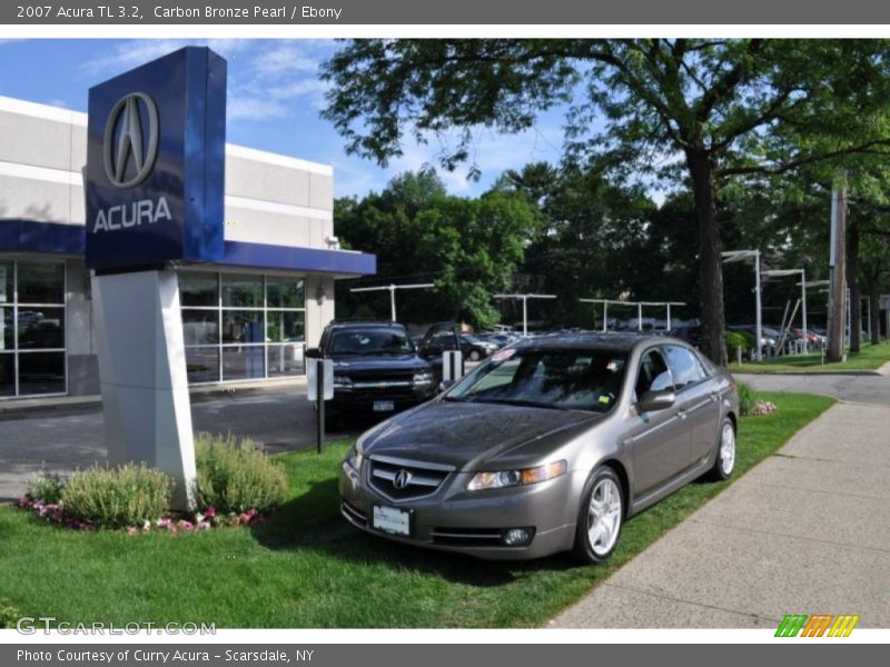 Carbon Bronze Pearl / Ebony 2007 Acura TL 3.2
