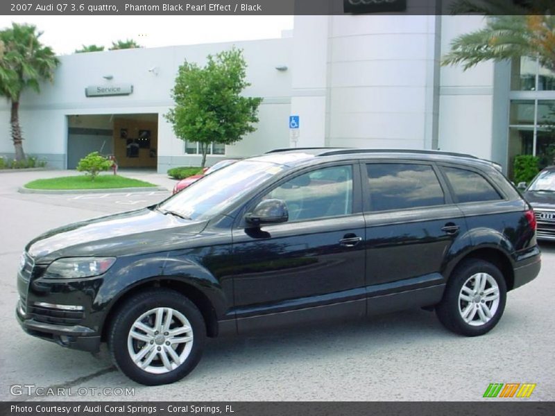 Phantom Black Pearl Effect / Black 2007 Audi Q7 3.6 quattro
