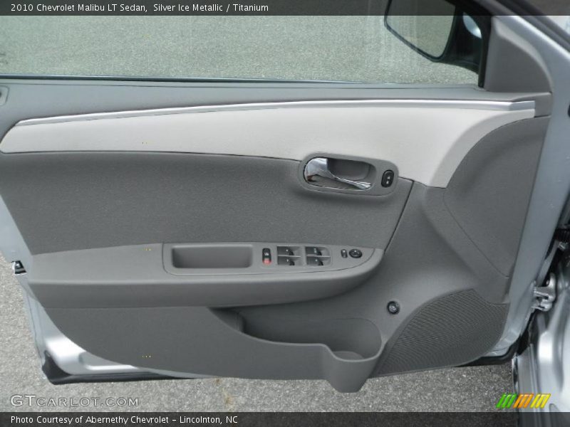 Silver Ice Metallic / Titanium 2010 Chevrolet Malibu LT Sedan