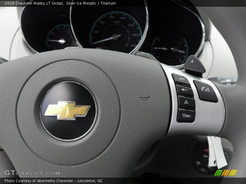 Silver Ice Metallic / Titanium 2010 Chevrolet Malibu LT Sedan
