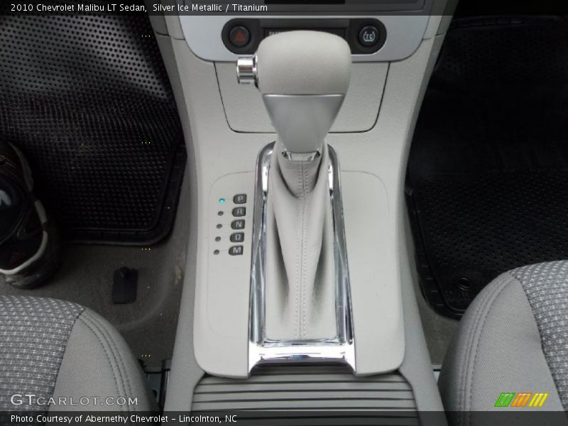 Silver Ice Metallic / Titanium 2010 Chevrolet Malibu LT Sedan