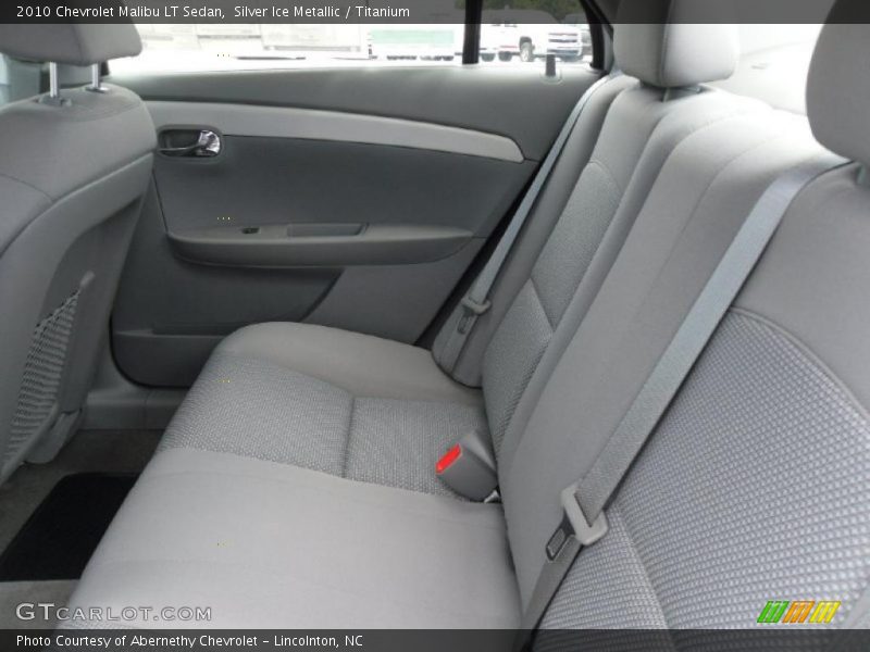 Silver Ice Metallic / Titanium 2010 Chevrolet Malibu LT Sedan