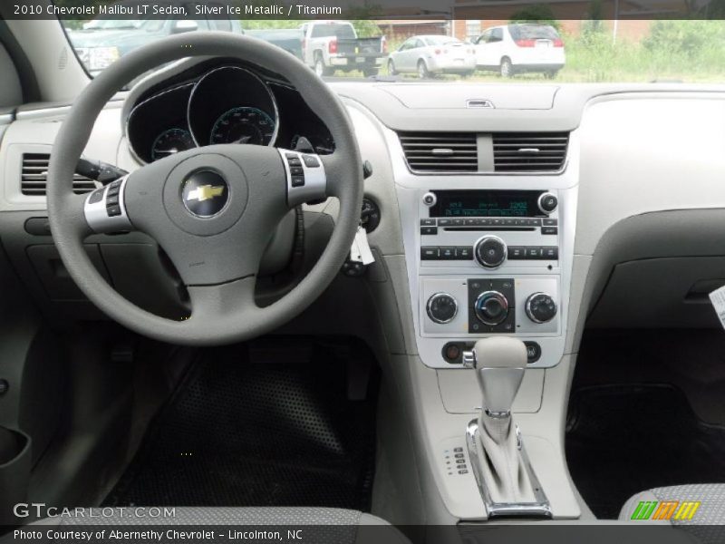 Silver Ice Metallic / Titanium 2010 Chevrolet Malibu LT Sedan