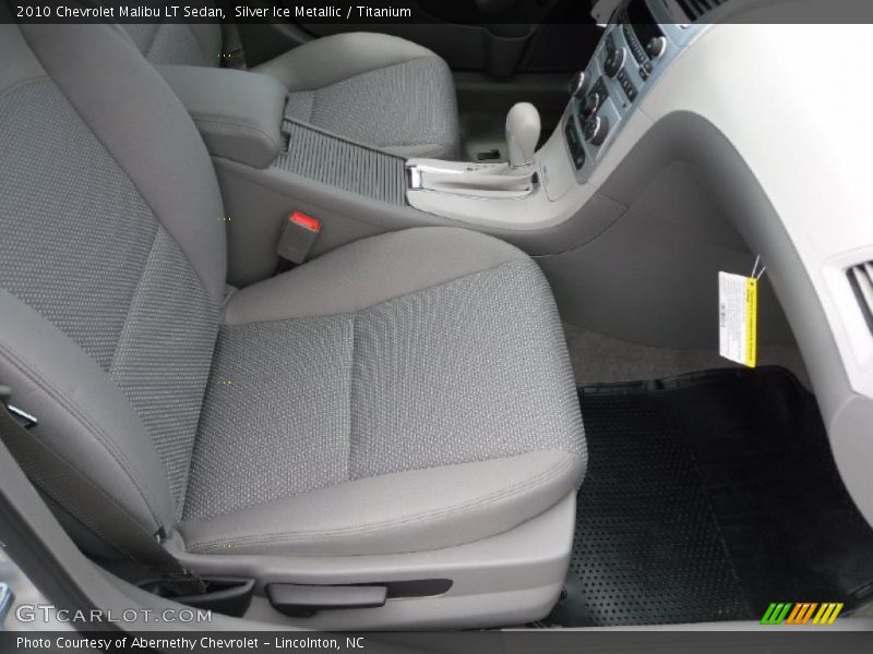 Silver Ice Metallic / Titanium 2010 Chevrolet Malibu LT Sedan