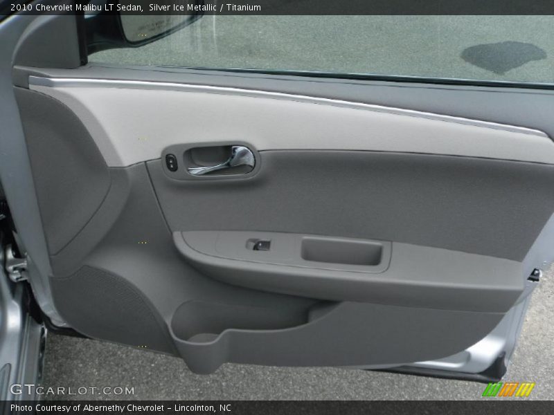 Silver Ice Metallic / Titanium 2010 Chevrolet Malibu LT Sedan