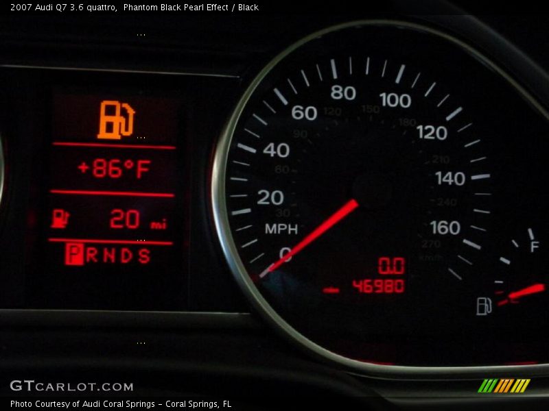 Phantom Black Pearl Effect / Black 2007 Audi Q7 3.6 quattro