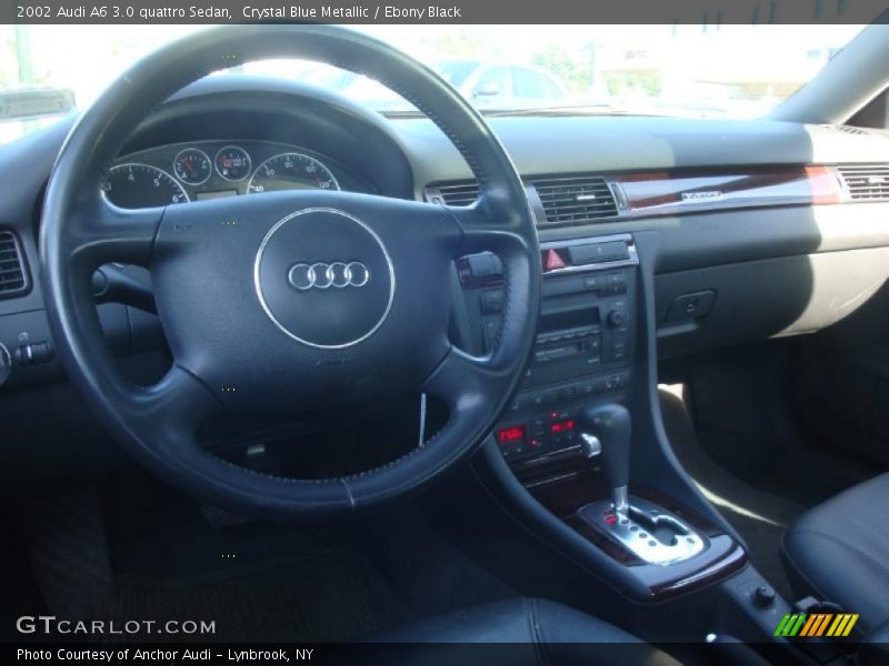 Crystal Blue Metallic / Ebony Black 2002 Audi A6 3.0 quattro Sedan