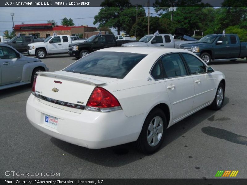 White / Ebony Black 2007 Chevrolet Impala LT