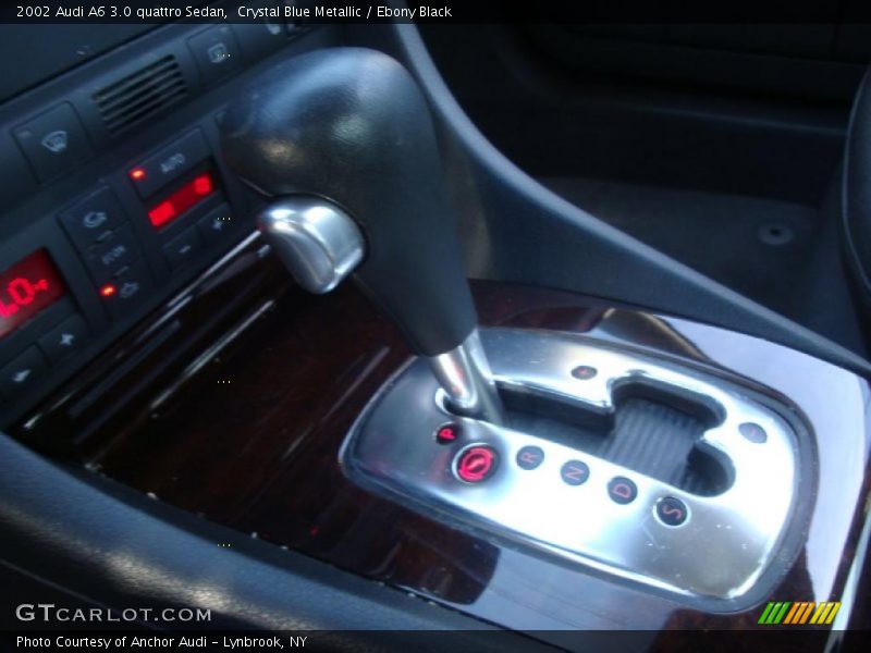 Crystal Blue Metallic / Ebony Black 2002 Audi A6 3.0 quattro Sedan