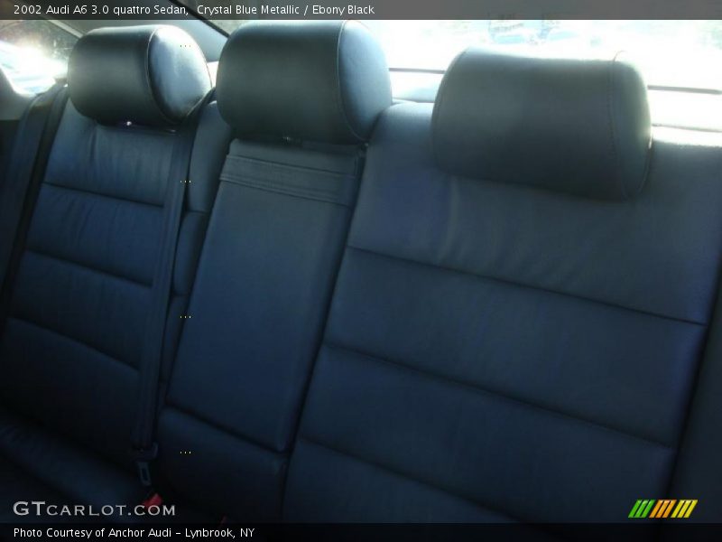 Crystal Blue Metallic / Ebony Black 2002 Audi A6 3.0 quattro Sedan