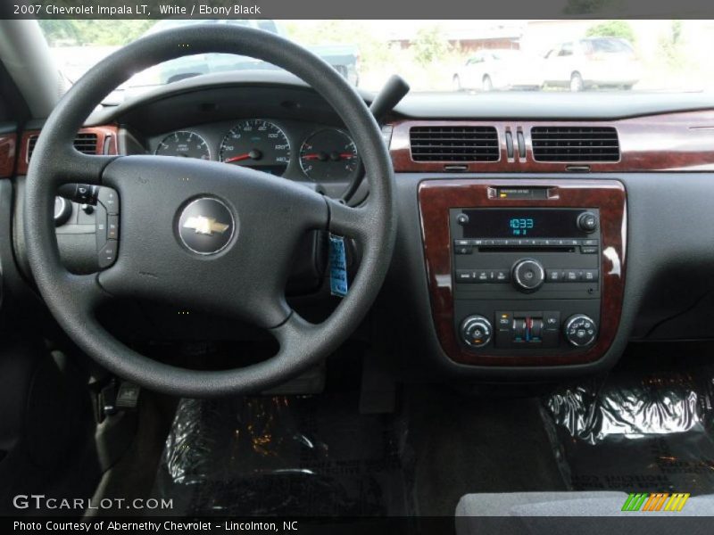 White / Ebony Black 2007 Chevrolet Impala LT