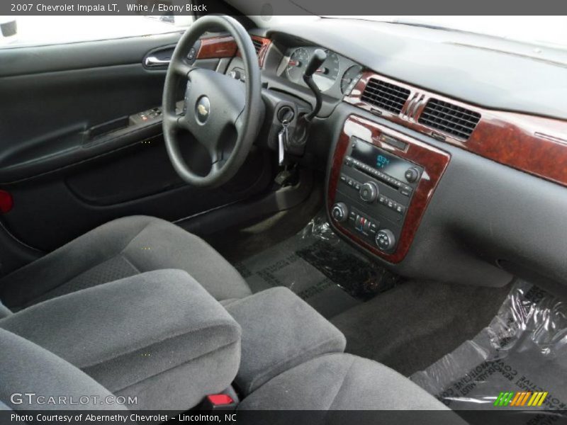 White / Ebony Black 2007 Chevrolet Impala LT