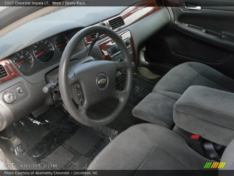 White / Ebony Black 2007 Chevrolet Impala LT