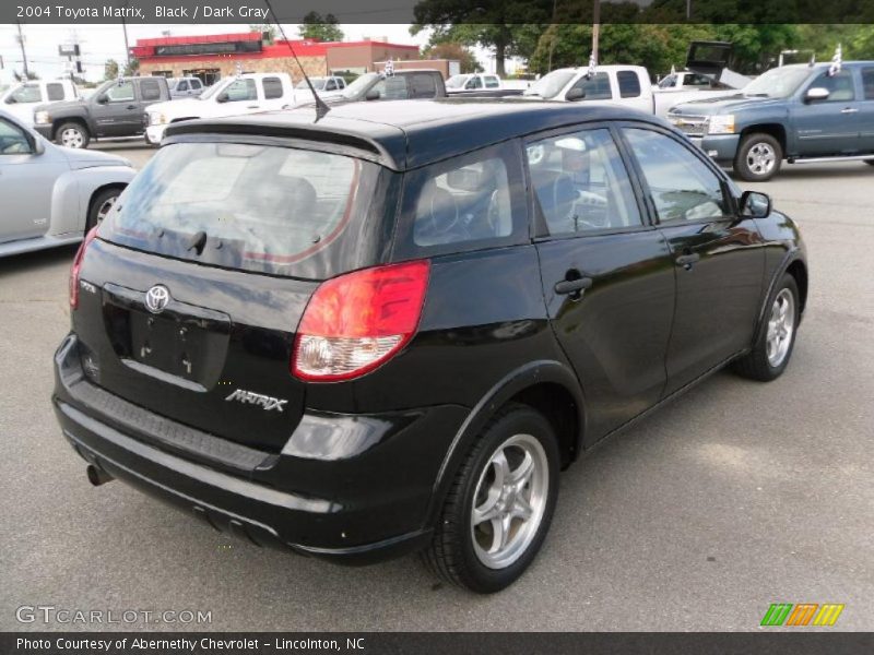 Black / Dark Gray 2004 Toyota Matrix