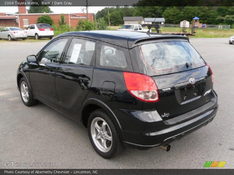 Black / Dark Gray 2004 Toyota Matrix