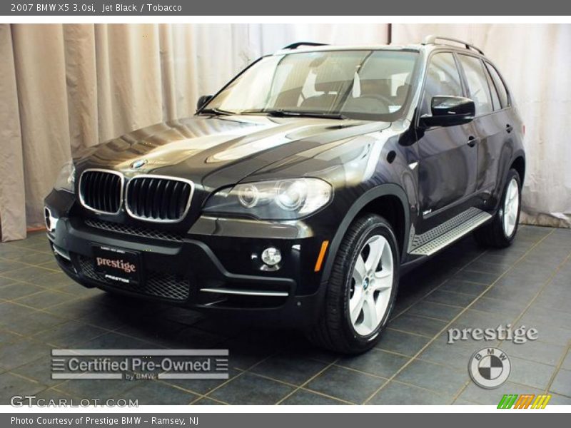Jet Black / Tobacco 2007 BMW X5 3.0si