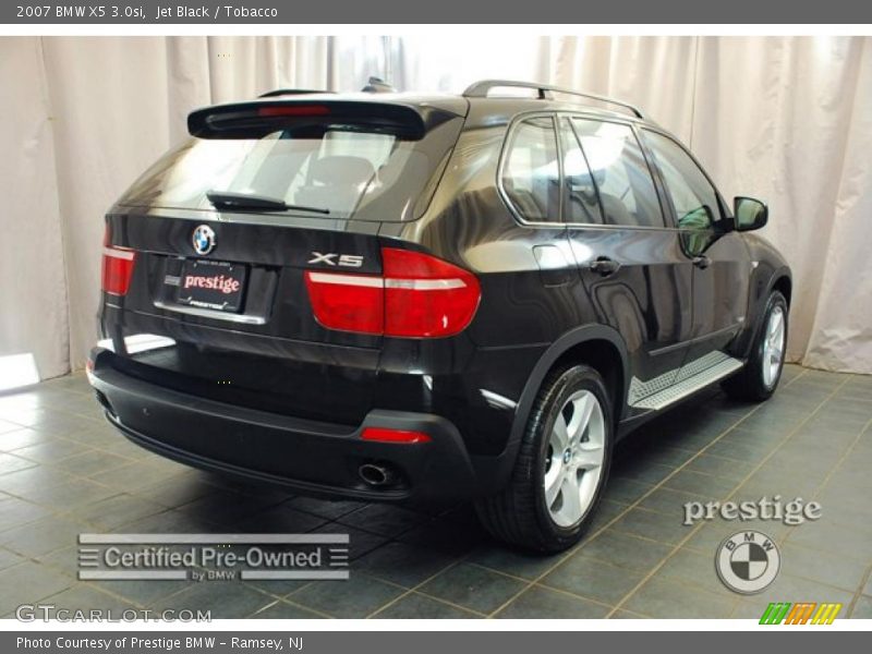 Jet Black / Tobacco 2007 BMW X5 3.0si