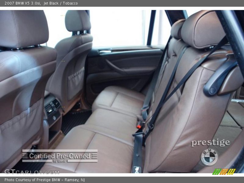 Jet Black / Tobacco 2007 BMW X5 3.0si
