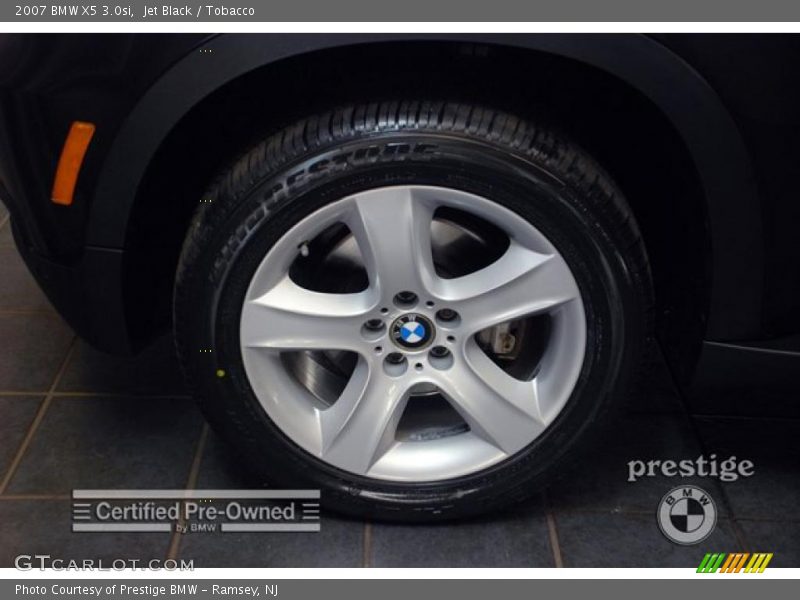 Jet Black / Tobacco 2007 BMW X5 3.0si
