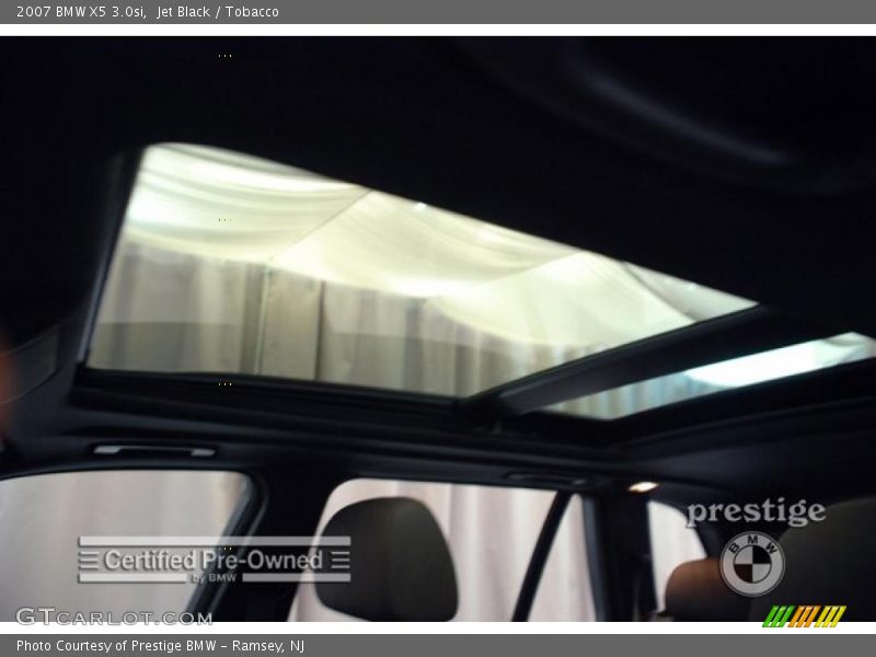 Jet Black / Tobacco 2007 BMW X5 3.0si