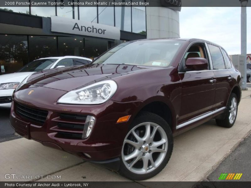 Carmona Red Metallic / Havanna/Sand Beige 2008 Porsche Cayenne Tiptronic
