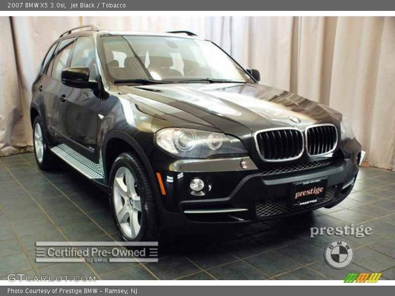 Jet Black / Tobacco 2007 BMW X5 3.0si