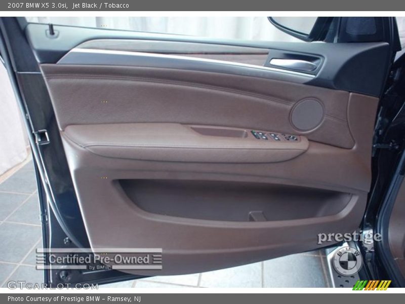 Jet Black / Tobacco 2007 BMW X5 3.0si