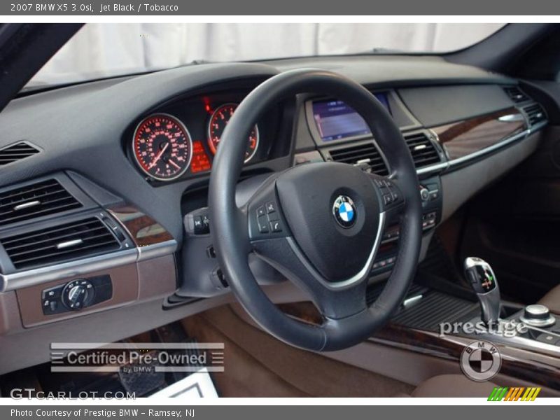 Jet Black / Tobacco 2007 BMW X5 3.0si
