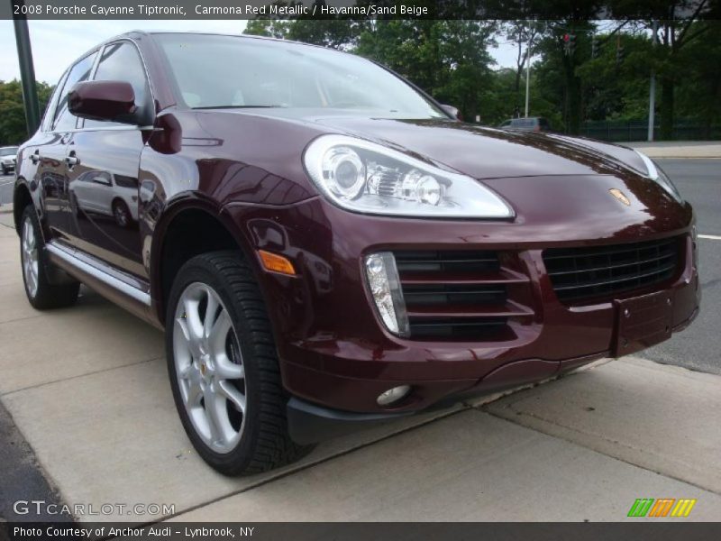 Carmona Red Metallic / Havanna/Sand Beige 2008 Porsche Cayenne Tiptronic