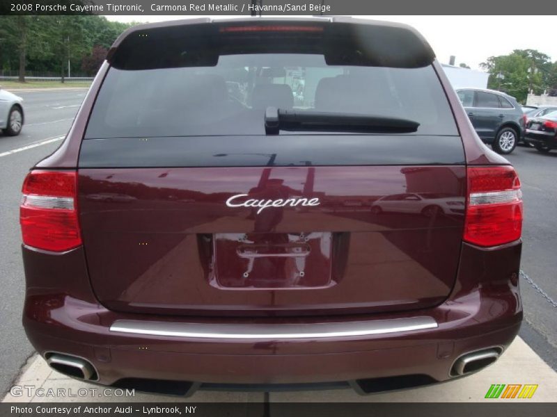 Carmona Red Metallic / Havanna/Sand Beige 2008 Porsche Cayenne Tiptronic