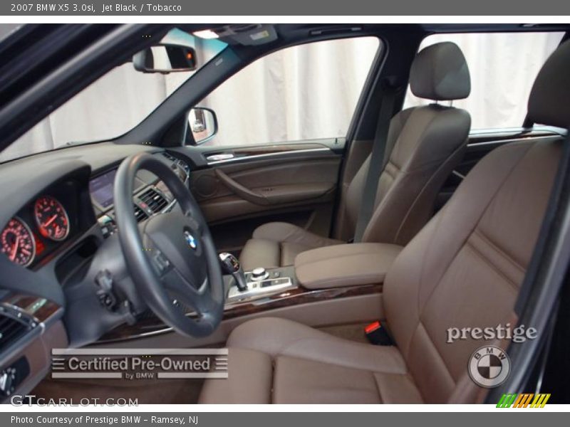 Jet Black / Tobacco 2007 BMW X5 3.0si