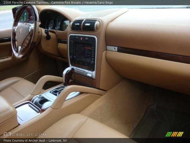Carmona Red Metallic / Havanna/Sand Beige 2008 Porsche Cayenne Tiptronic