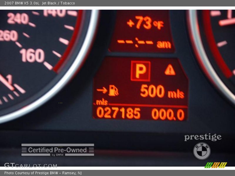 Jet Black / Tobacco 2007 BMW X5 3.0si