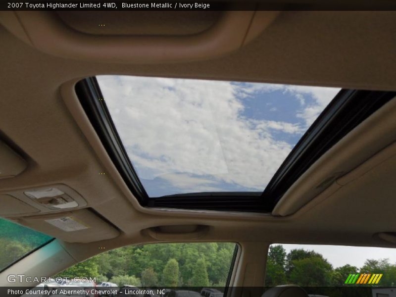 Bluestone Metallic / Ivory Beige 2007 Toyota Highlander Limited 4WD