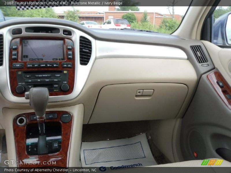 Bluestone Metallic / Ivory Beige 2007 Toyota Highlander Limited 4WD