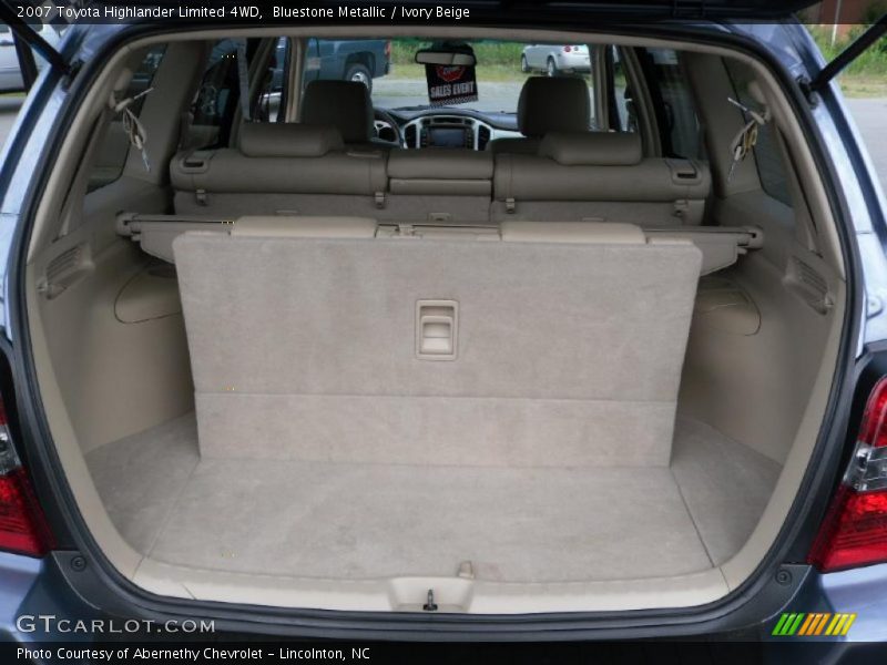 Bluestone Metallic / Ivory Beige 2007 Toyota Highlander Limited 4WD