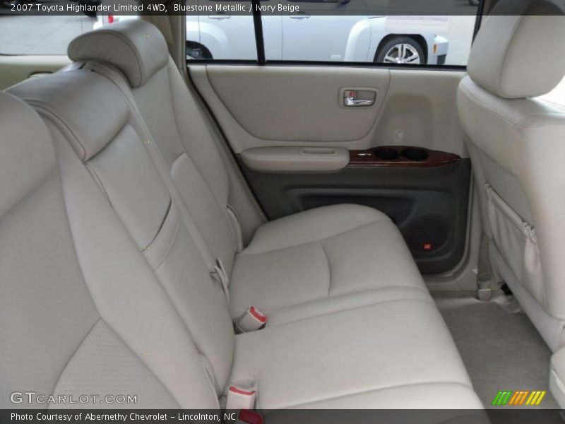 Bluestone Metallic / Ivory Beige 2007 Toyota Highlander Limited 4WD