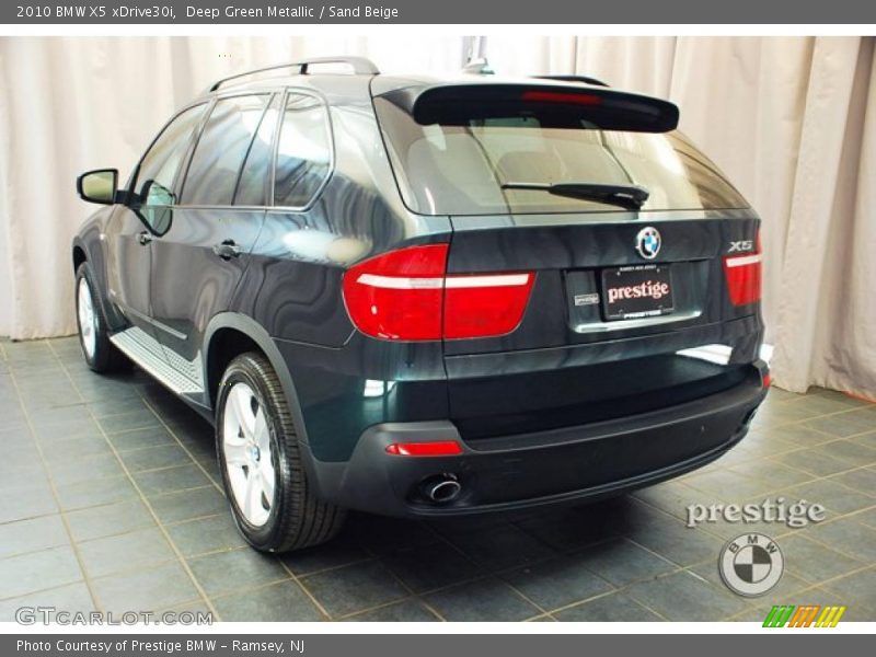 Deep Green Metallic / Sand Beige 2010 BMW X5 xDrive30i