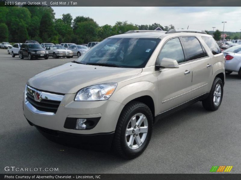 Gold Mist / Tan 2010 Saturn Outlook XE