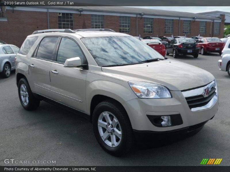 Gold Mist / Tan 2010 Saturn Outlook XE