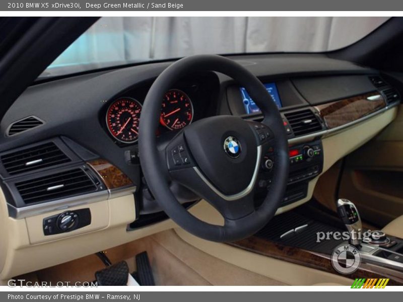 Deep Green Metallic / Sand Beige 2010 BMW X5 xDrive30i