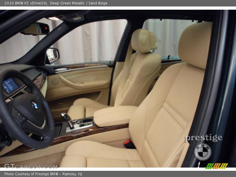 Deep Green Metallic / Sand Beige 2010 BMW X5 xDrive30i