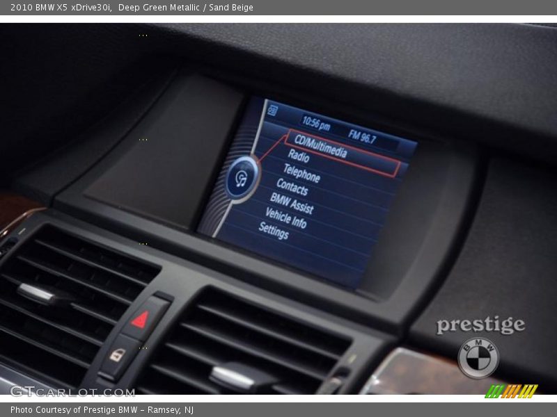 Deep Green Metallic / Sand Beige 2010 BMW X5 xDrive30i