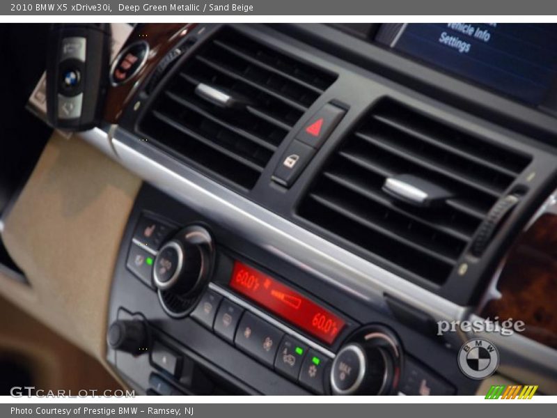 Deep Green Metallic / Sand Beige 2010 BMW X5 xDrive30i