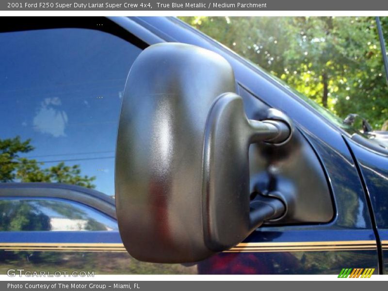 True Blue Metallic / Medium Parchment 2001 Ford F250 Super Duty Lariat Super Crew 4x4